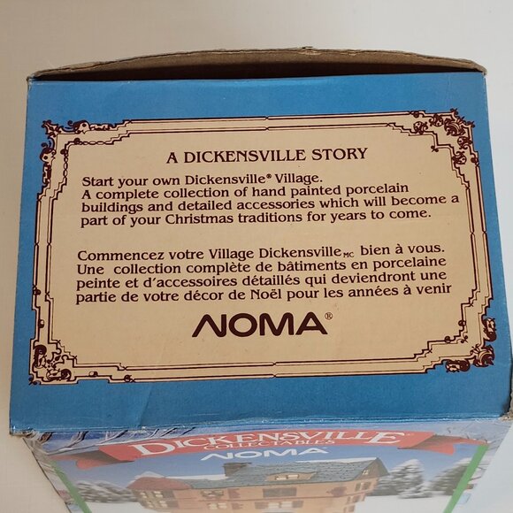 NOMA Dickensville Village DOCTOR OFFICE, WATCH MAKER Lighted House Christmas - Picture 8 of 10